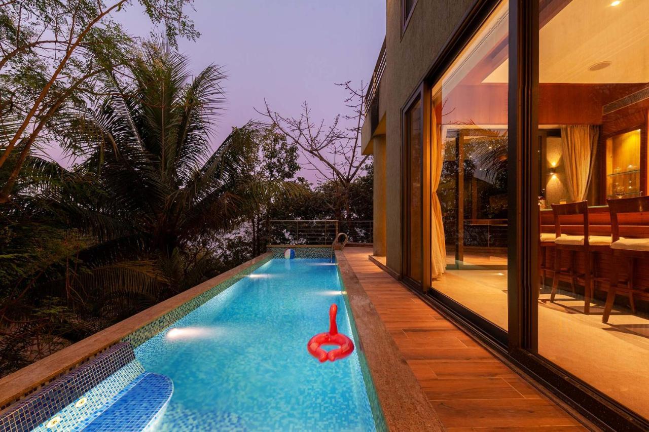 The Blue Horizon By Stayvista - Featuring A Beach-View Villa With A Swimming Pool, Indoor Games, And A Relaxing Balcony Alībāg Zewnętrze zdjęcie